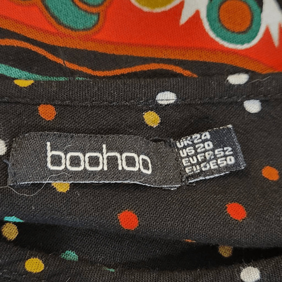 Boohoo Aztec Print Retro Dress Size US20 (4150) - Picture 5 of 6